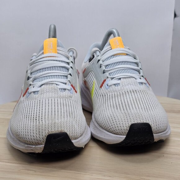 Nike Air Zoom Pegasus 40 White Laser Orange Womens Running Shoes Size 7 - Picture 2 of 9